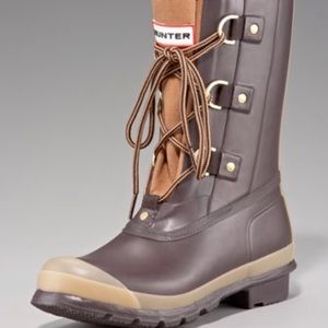 Hunter Sacha Short Lace-Up Boot